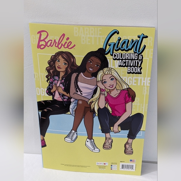 Barbie Giant Coloring & Activity Book, NEW - Picture 2 of 6